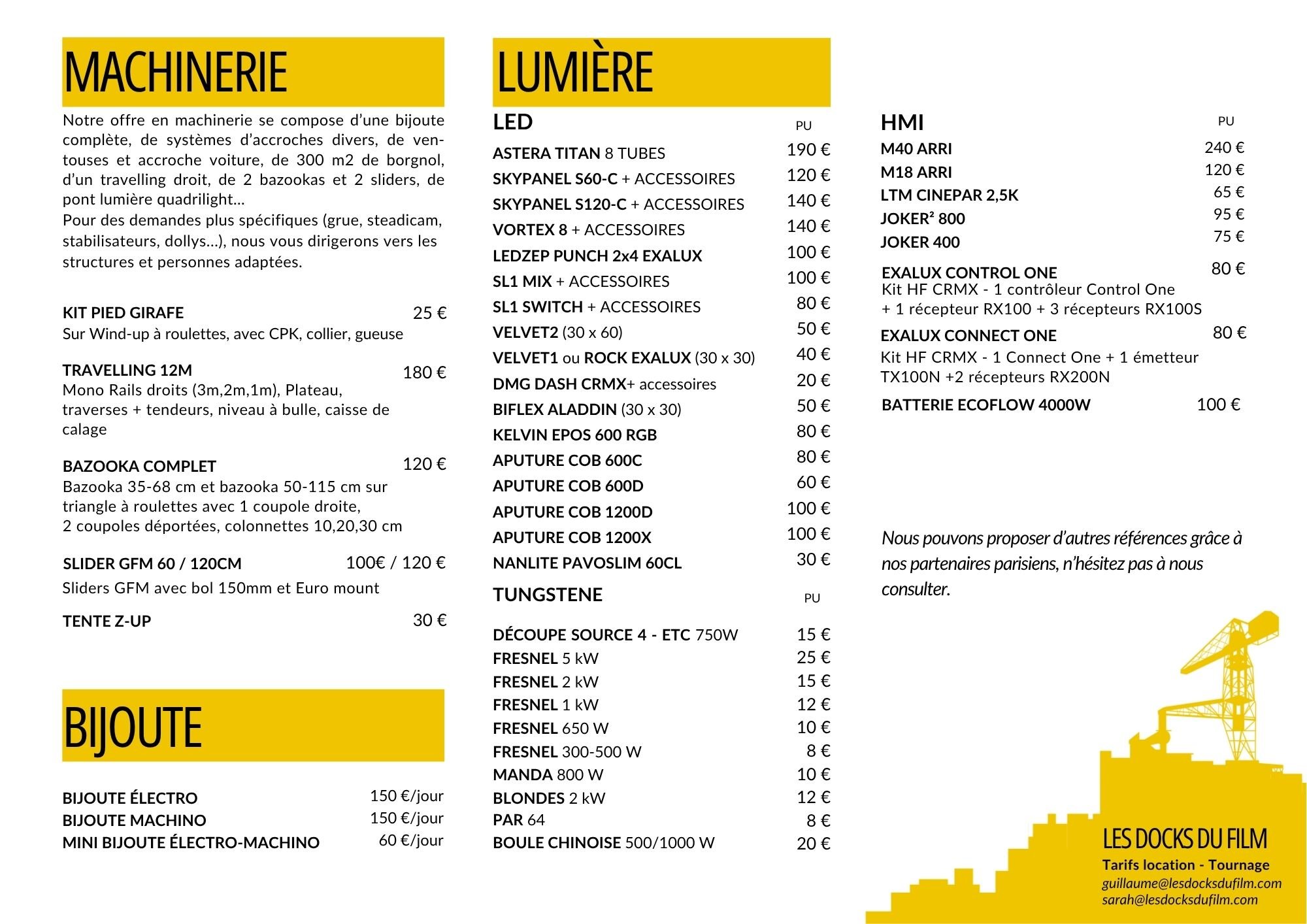 Catalogue 2025 Les Docks du film