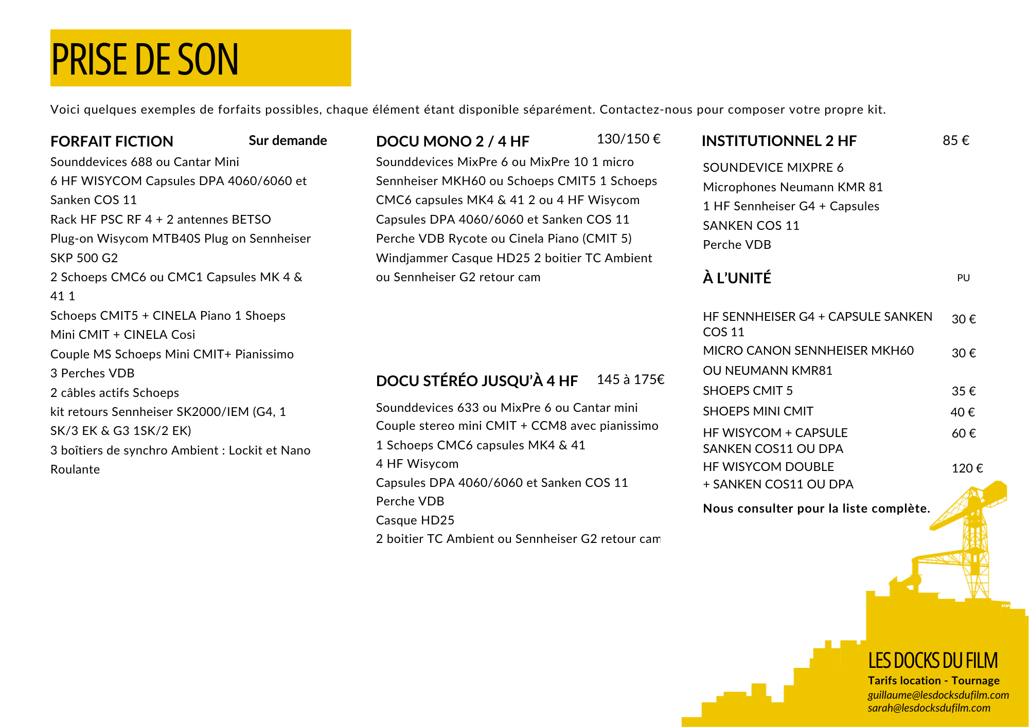 Catalogue 2025 Les Docks du film